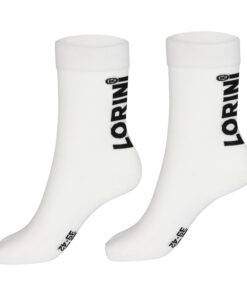 Wielersok (hoog model) - wit