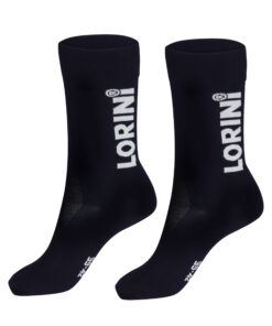 Wielersok (hoog model) - zwart