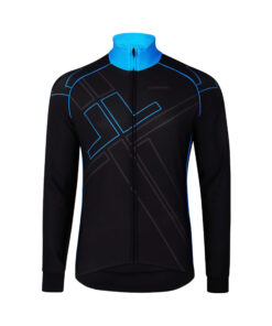 Wielerjack zwart-cyaan