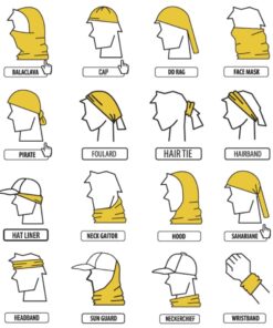 Alternative view of Buff nekwarmer - fluor geel